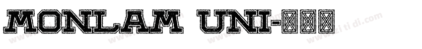 Monlam Uni字体转换